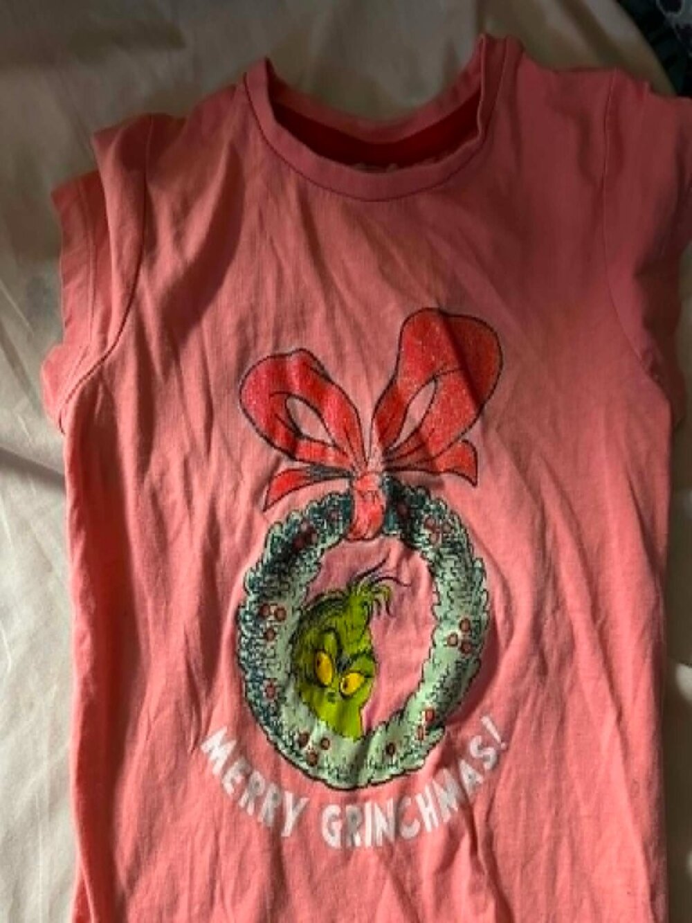 Merry Grinchmas Girls T-shirt
